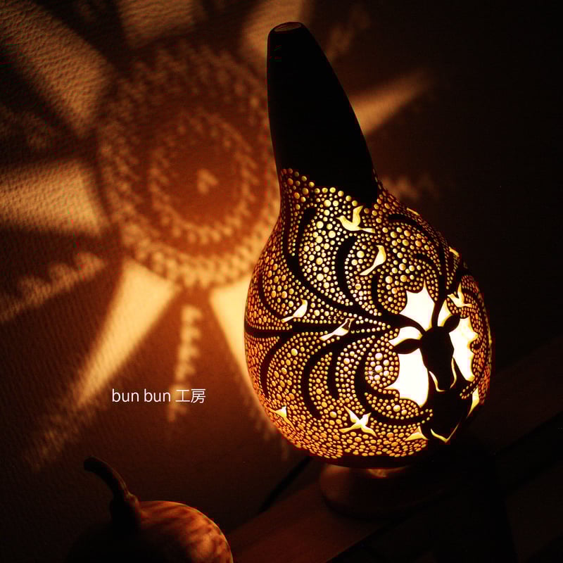 ひょうたんランプ-大角の山神様 | ひょうたんランプ bun bun