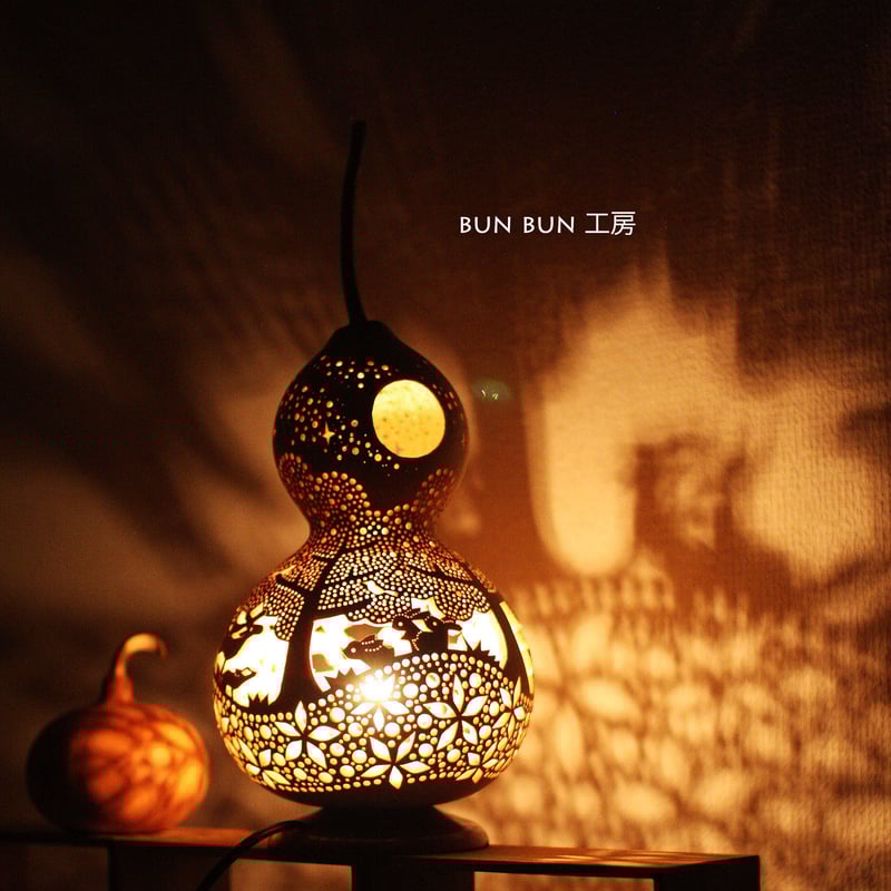 ひょうたんランプ--深夜の森と花の河 | ひょうたんランプ bun bun