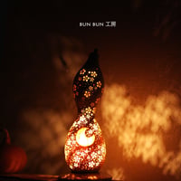 ひょうたんランプ ---月夜の花吹雪ー