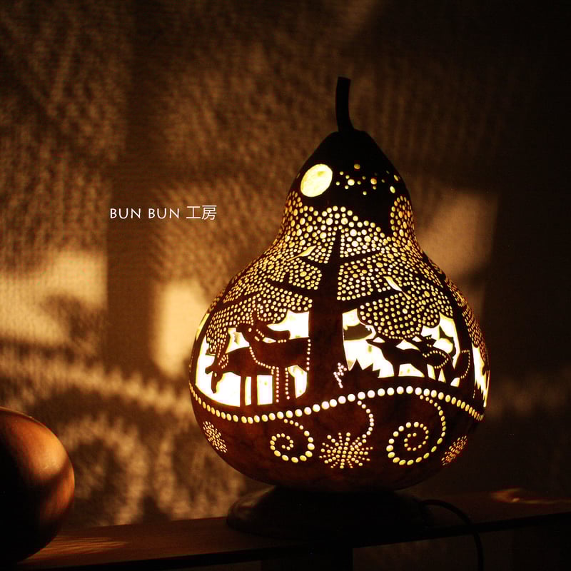 ひょうたんランプ --深夜の森 | ひょうたんランプ bun bun