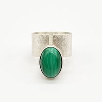 point ring (Malachite)SV925　17号