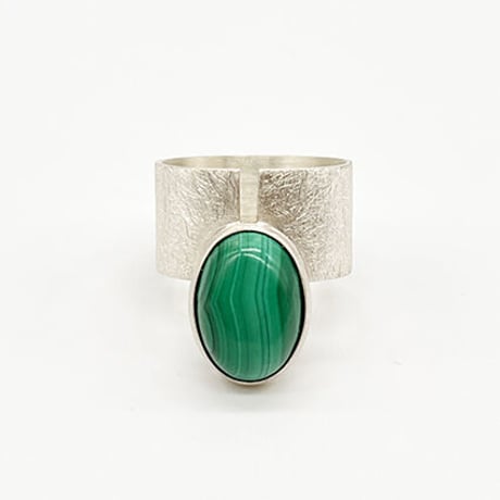 point ring (Malachite)SV925　17号