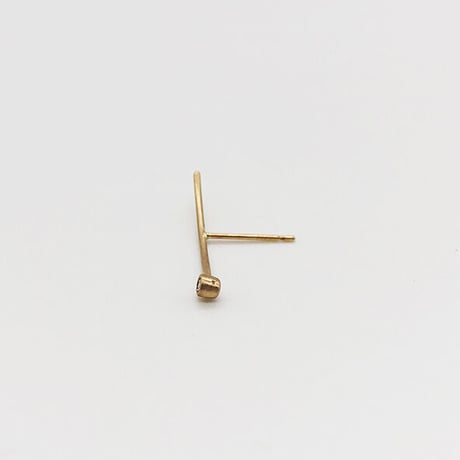 shooting star pierced earring