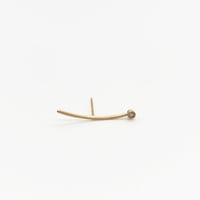 shooting star pierced earring