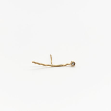 shooting star pierced earring