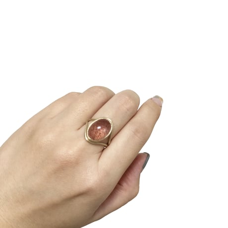 primitive ring (ストロベリークォーツ）11号