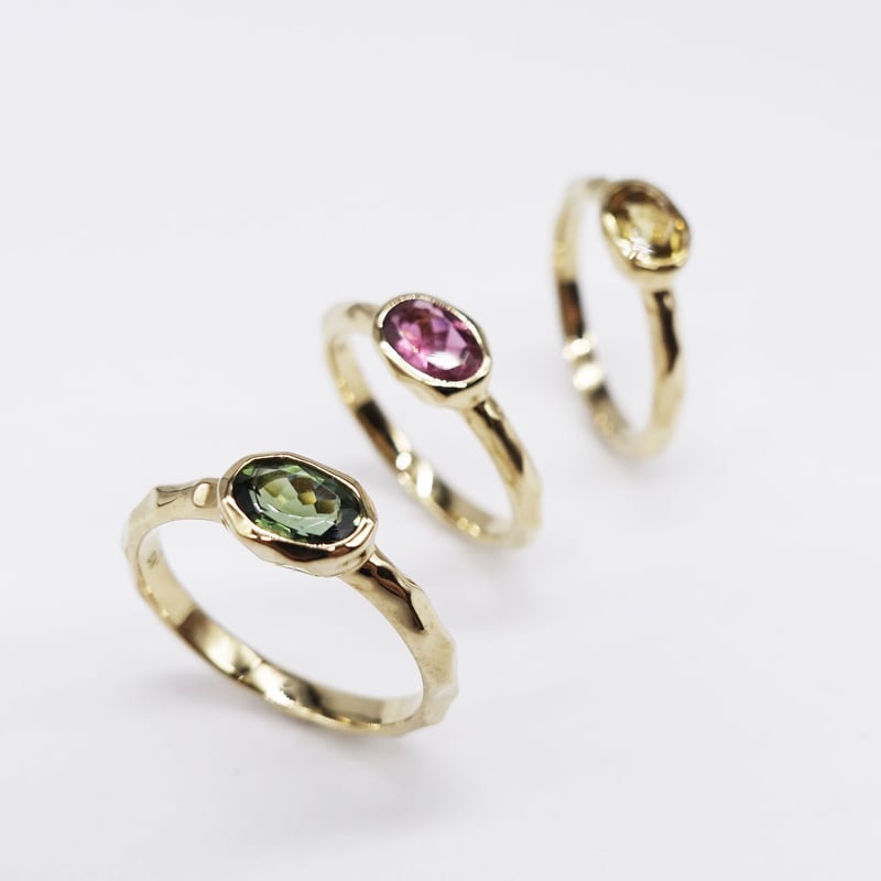デザインリング１１号 MIKIMOTO ミキモト 美品 ダイヤ 1P デザイン リング 11号 K18YG