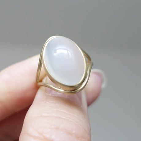 outlines ring (ムーンストーン）