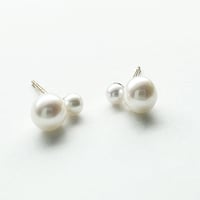 bubble pierced earrings