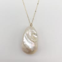 primitive necklace(baroque pearl)