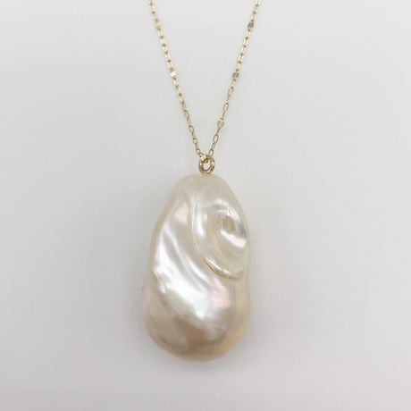 primitive necklace(baroque pearl)