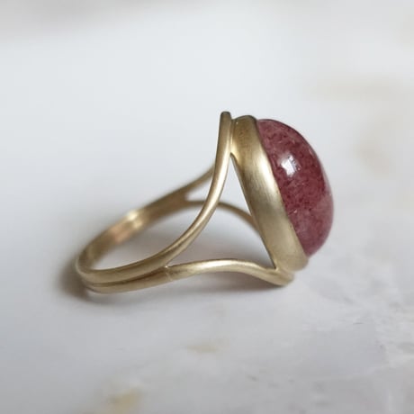 primitive ring（ストロベリークォーツ）13号