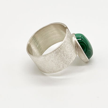 point ring (Malachite)SV925　17号