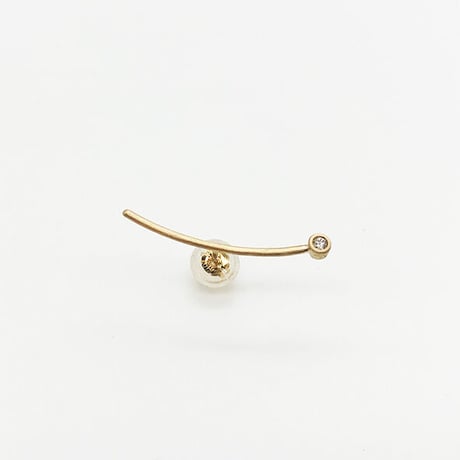 shooting star pierced earring