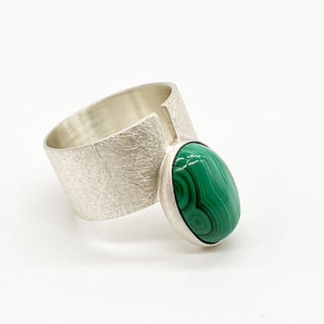 point ring (Malachite)SV925　17号