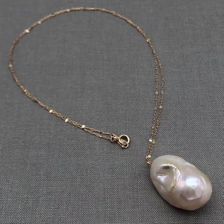 primitive necklace(baroque pearl)
