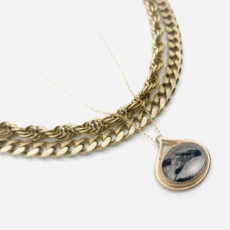 outlines necklace (トルマリンクォーツ)