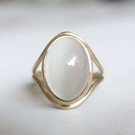 outlines ring (ムーンストーン）