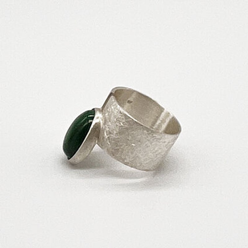 point ring (Malachite)SV925 15号 | LISRIQUE