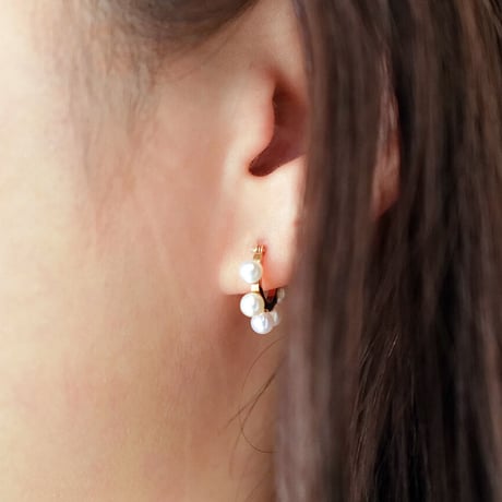 bubble　pierced earrings