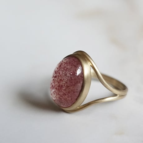 primitive ring（ストロベリークォーツ）13号