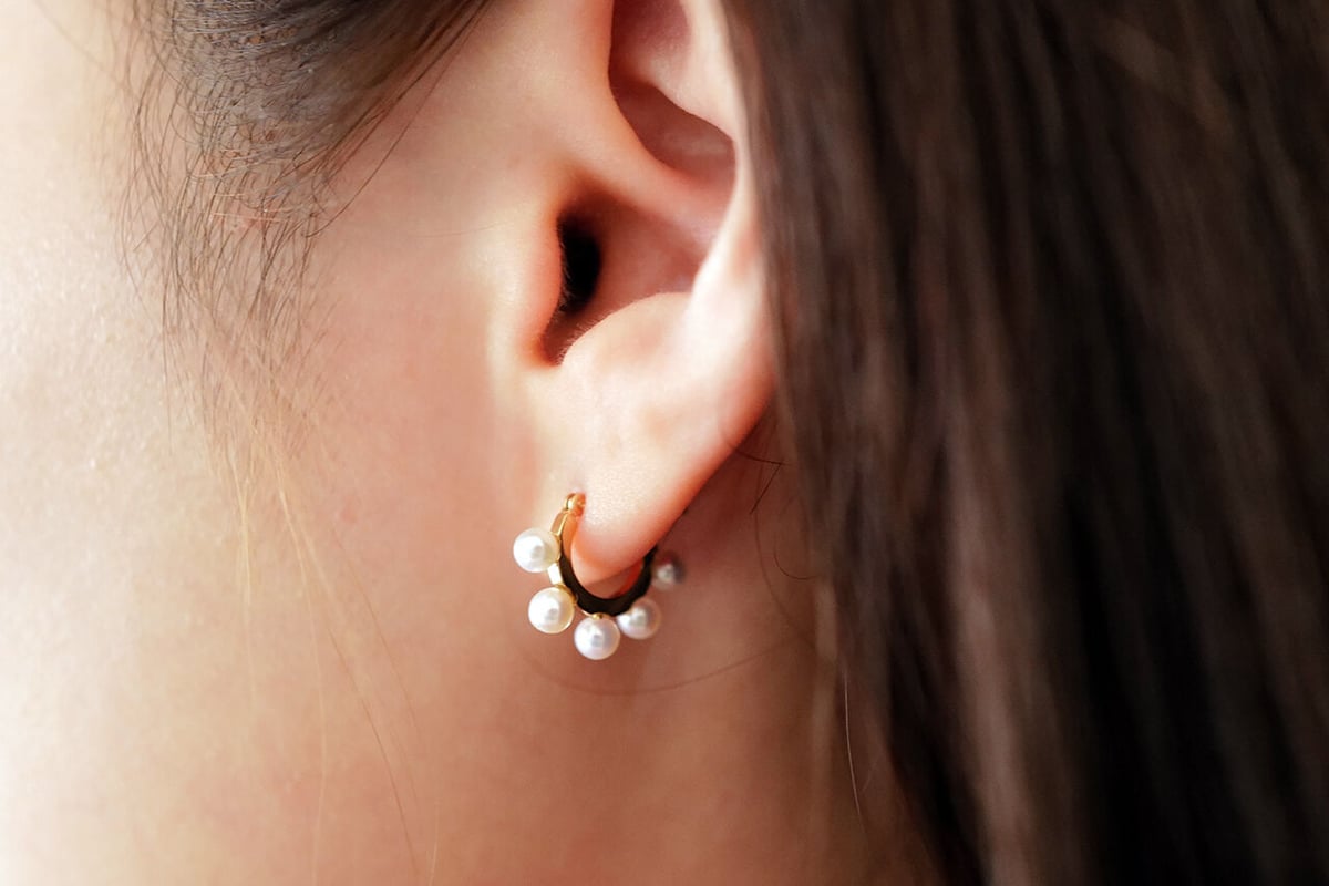 ピアス Bubble Earring (Gold) bubble pierced earrings | LISRIQUE