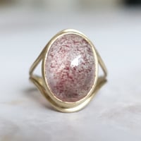 primitive ring (ストロベリークォーツ）11号
