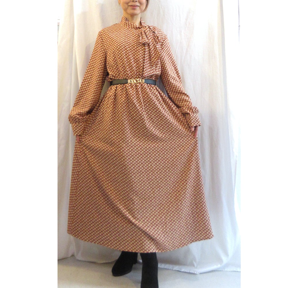 【未使用】Diagram ダイアグラム カルゼコンビジレワンピース キャメル カルゼコンビジレワンピース / GRACE CONTINENTAL | GRACE CONTINENTAL