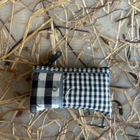 Luisa Cevese gingham cottoncoin case