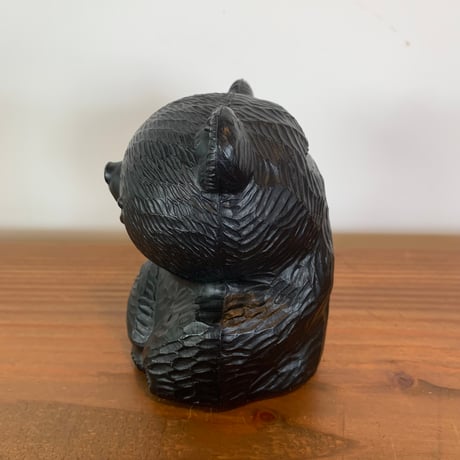 熊さん 北海道バター飴 バンビ  可愛い熊さん 北海道 貯金箱 vintage folkart