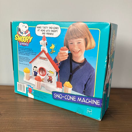 SNOOPY&FRIENDS SNO-CONE MACHINE スヌーピー かき氷機 Hasbro 1999年 未使用品