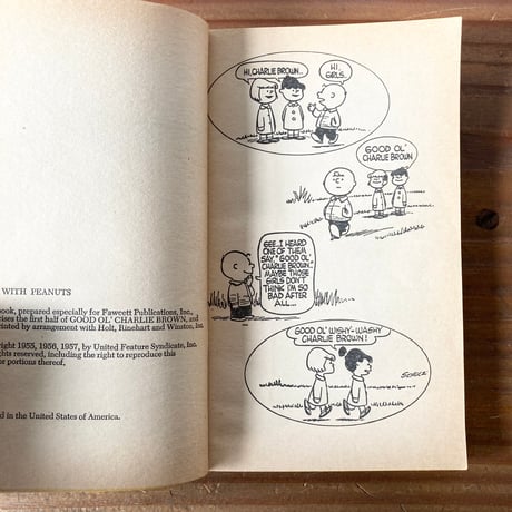 PEANUTS BOOK [FUN WITH PEANUTS] ヴィンテージ ピーナッツコミック ペーパーバック／CHARLES M. SCHULZ