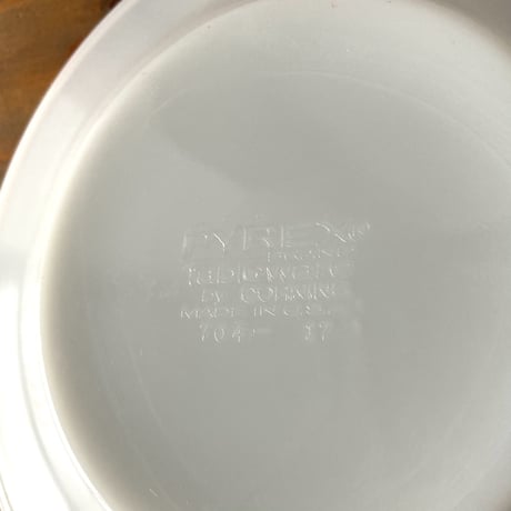 PYREX オールドパイレックス サラダプレート／Copper Filigree D