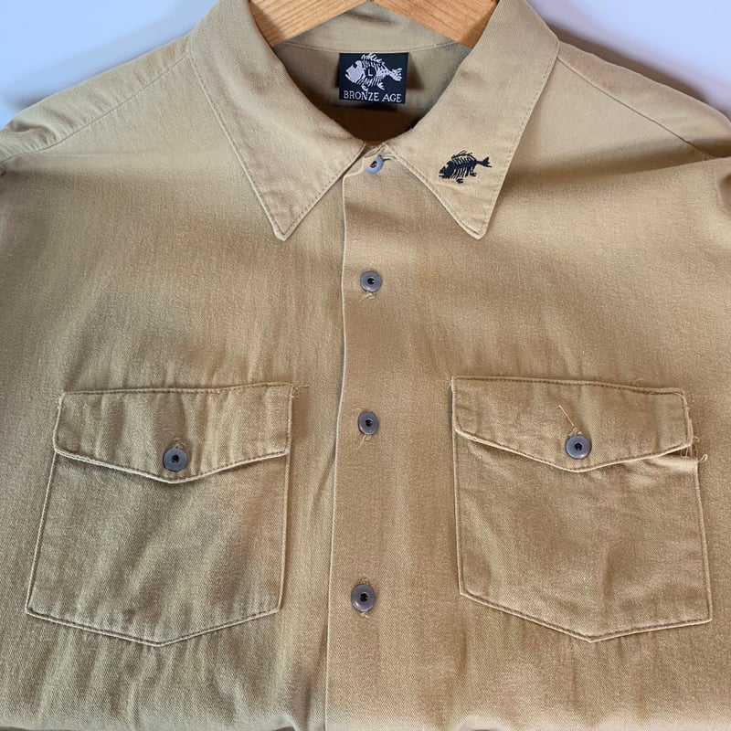BRONZE AGE made in USA 1980s vintage WORK SHIRT BRONZE AGE made in USA 1980s vintage WORK SHIRT