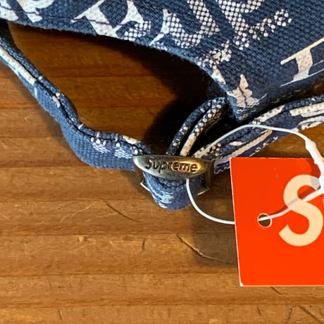 Supreme logo pattern 6-panel made in USA NOS デッドストック 2020 LIMITED シュプリーム 6パネル キャップ