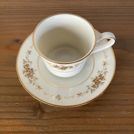 Noritake Ivory China SUFFOLK ノリタケ デミタス カップ＆ソーサー 1970～1980s