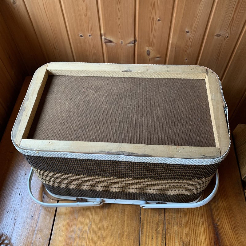 Picnic Basket Redmon ピクニックバスケット 1960年代 ブラウン vin
