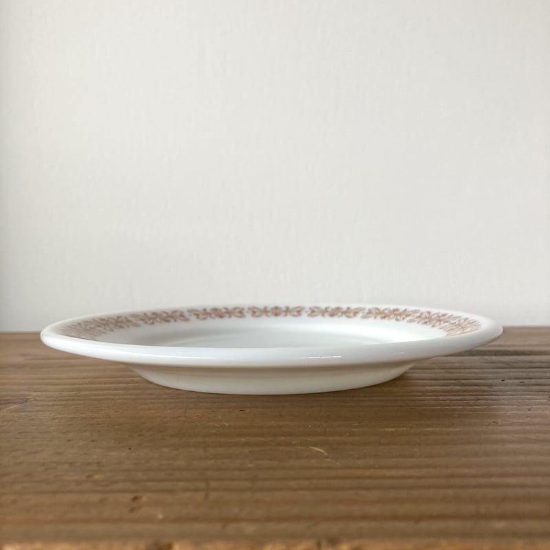 Old Pyrex オールドパイレックス　ランチプレート　カッパーフィリグリー ビンテージ【オールドパイレックス】【pyrex】【カッパー