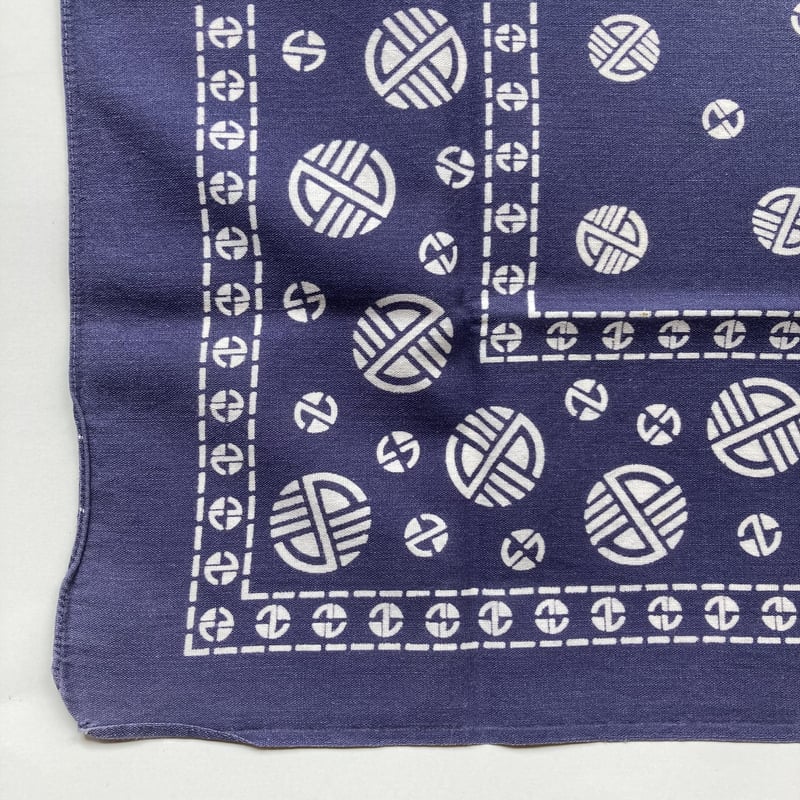 ヴィンテージ バンダナ ネイビー 1960s／28 | MILMOUNTAIN STORE