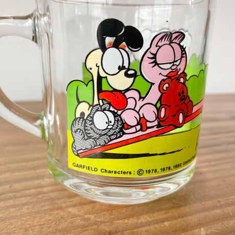 GARFIELD McDonald's ガーフィールド マクドナルド ガラスマグ Anchor Hocking／シーソー②