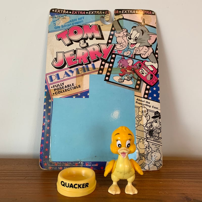 QUACKER TOM & JERRY 1989 vintage クワッカー トムとジェリー QUACKER TOM & JERRY 1989 vintage クワッカー トムとジェリー