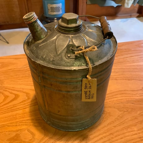 GASOLIN CAN TANK vintage 1950s 2gallon OIL CAN ヴィンテージ ガソリン缶 オイル缶 携行缶