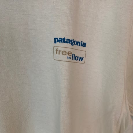 NO.1 patagonia 2000s free to flow パタゴニア オーガニックコットン made in JAPAN vintage