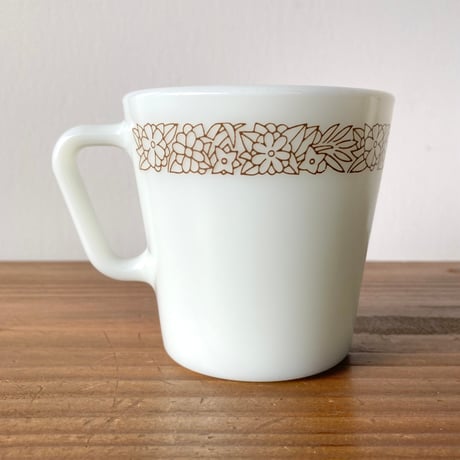 PYREX オールドパイレックス マグカップ／Woodland ウッドランド ①