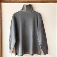 Polo by Ralph Lauren コットン タートルネック Ⅼサイズ 1990s／グレー