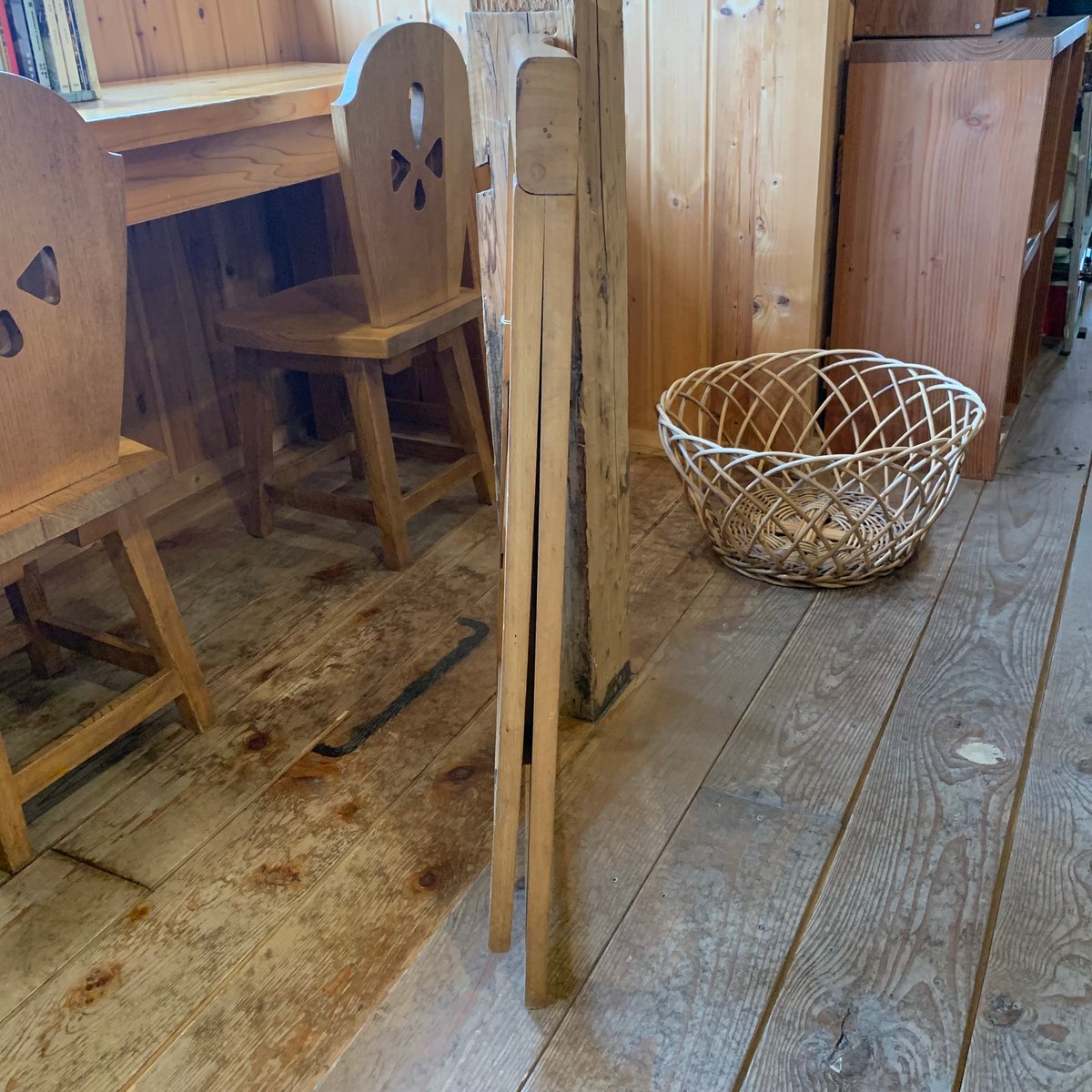 北欧ヴィンテージフォールディングチェア① フォールディングチェア 1950年代 北欧 ウッド ヴィンテージ