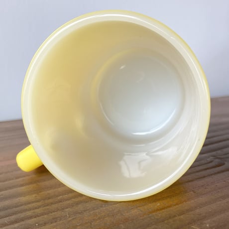 FIRE KING スタッキングマグ ／黄