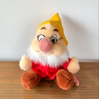 Disney The Seven Dwarfs "DOC" 東京ディズニーランド 白雪姫と7人のこびと "せんせい” ぬいぐるみ 紙タグつき 1980s