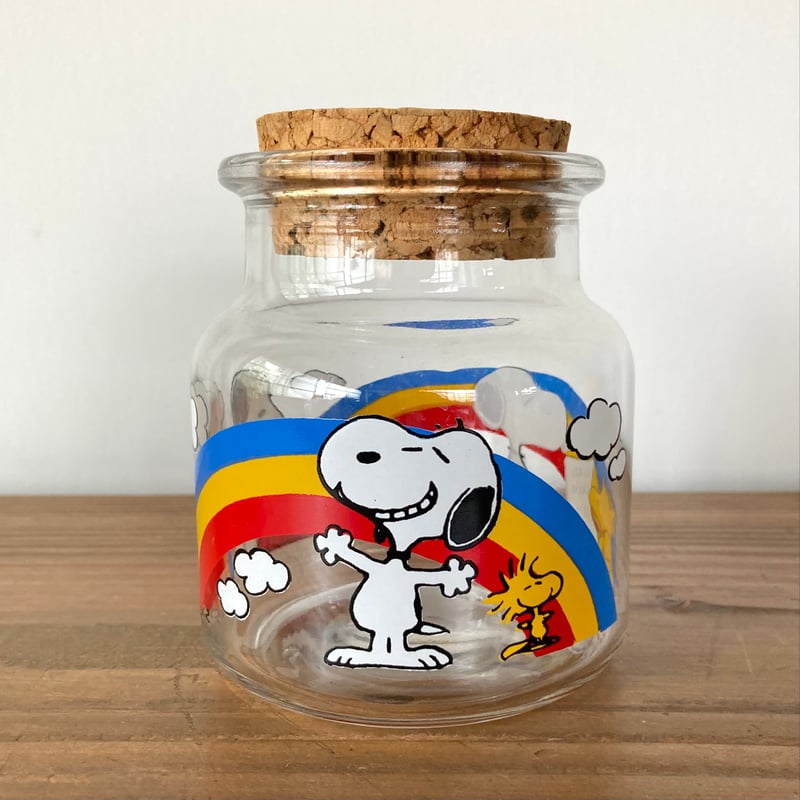 SNOOPY スヌーピー ガラスキャニスター 2点セット | MILMOUNTAIN STORE