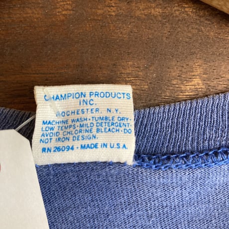 S UNIVERSITY Champion S/S TEE U.S.A.1970～1980s